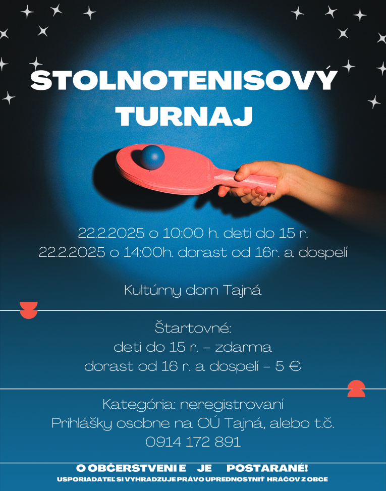 stolnotenisový turnaj